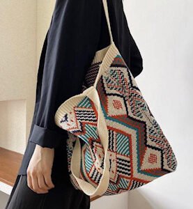 Bolso tote crochet