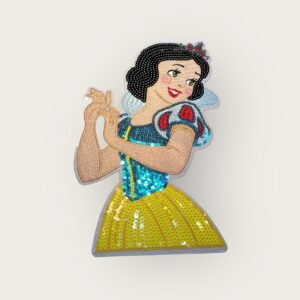 Parche Blancanieves lentejuelas